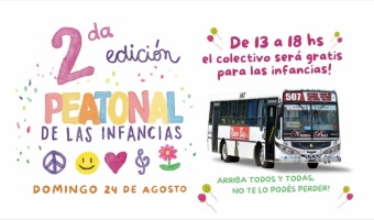 ESTE DOMINGO, EL COLECTIVO SER GRATIS PARA LAS INFANCIAS